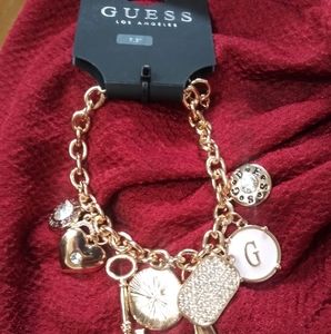Guess charm bracelet Nwot
